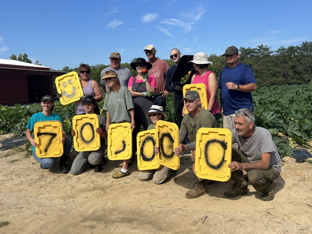Rappahannock Education Farm now 70,000+ pounds of vegetables this year