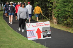 PHOTOS: Fredericksburg community walk honors Austen, supports brain aneurysm research