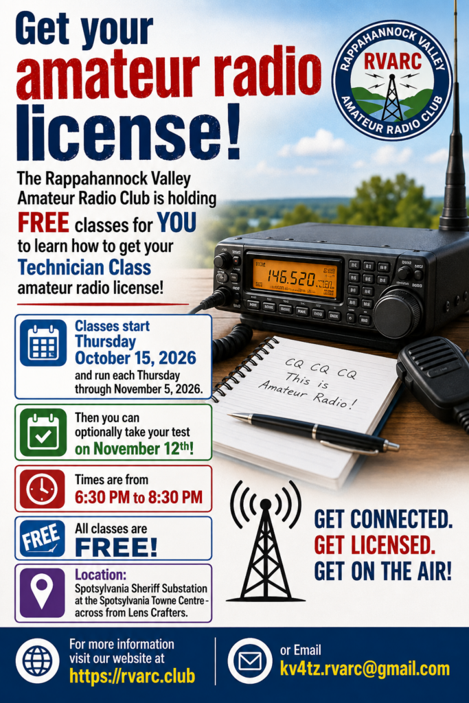FREE Amateur Radio License Class